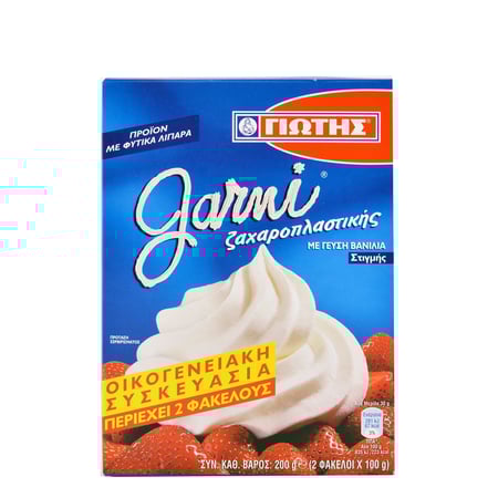 Jotis Garni Vanilla / Γιώτης Σαντιγύ Βανίλια 200g