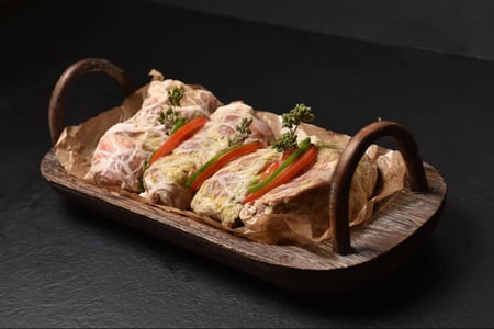 Greek Pork Kontosouvli / Κοντοσούβλι Χοιρινό