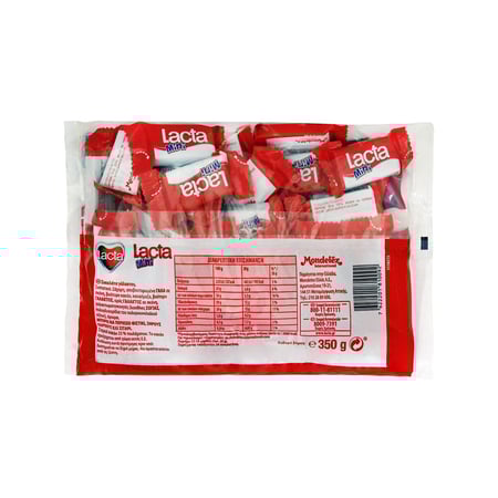 Lacta Chocolate Mini / Σοκολατάκια Γάλακτος Μίνι 360g