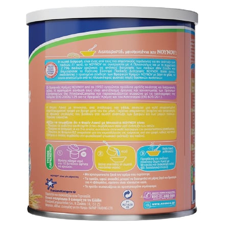 Noynoy Farine Lactee with Biscuit / ΝΟΥΝΟΥ Κρέμα παιδική Φαρίν Λακτέ με Μπισκότο 300g