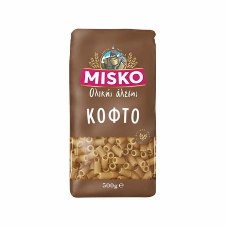 Misko Whole Wheat Short-cut Macaroni