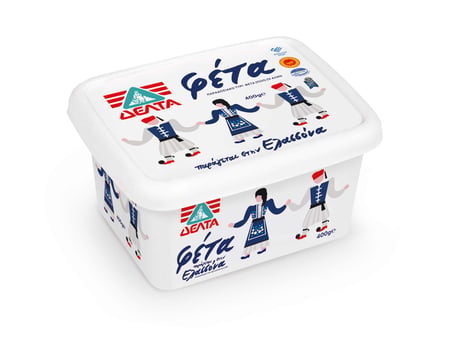 Delta Feta Cheese PDO / ΔΕΛΤΑ Τυρί Φέτα Π.Ο.Π. 400g