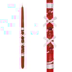 Easter Candle with Ladybugs