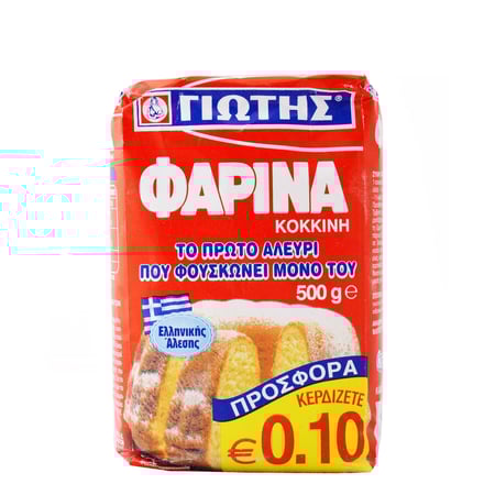Jotis Farina Flour Red / Γιώτης Φαρίνα Κόκκινη 500g