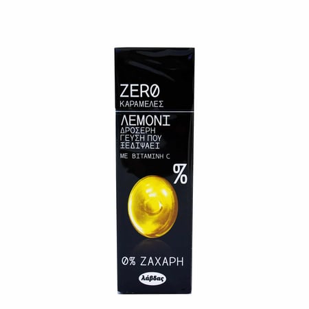 Lavdas Zero Candies (Karameles) with Lemon / Λάβδας Καραμέλες 0% με λεμόνι 32g
