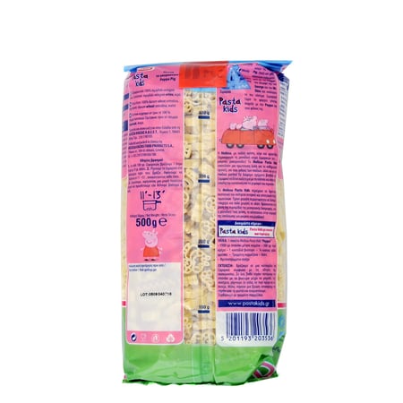 Melissa Pasta Kids 'Peppa Pig' / Μέλισσα Πάστα Ζυμαρικών για Παιδιά 500g