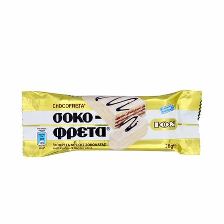 Ion Sokofreta White Chocolate / Σοκοφρέτα Λευκής Σοκολάτας 38g