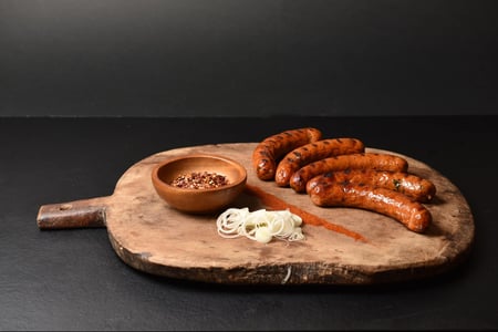 Greek Pork Sausage with Leek