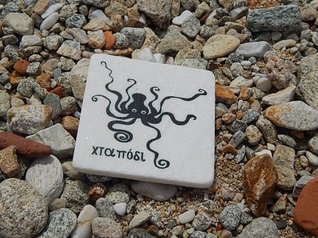 Octopus Marble Magnet