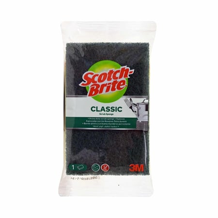 Scotch Brite Green Sponge for Kitchen / Σφουγγαράκι Κουζίνας Πράσινο