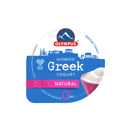 Olympos Greek strained yoghurt, 0% fat / Γιαούρτι Στραγγιστό 0% λιπαρά 1kg
