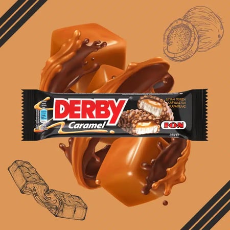 Ion Derby Crisp Rice and Caramel