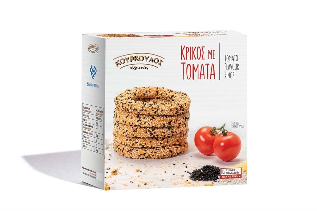 Bread Rings with Tomato Kritsini