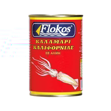 Flokos Squid / Καλαμάρι σε φυσικό χυμό 370gr
