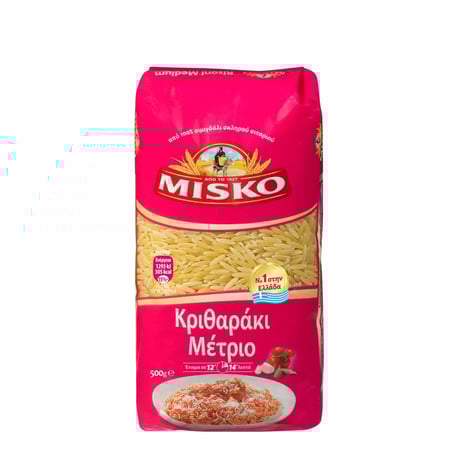 Misko Orzo Kritharaki Medium / ΜΙΣΚΟ Κριθαράκι Μέτριο 500g