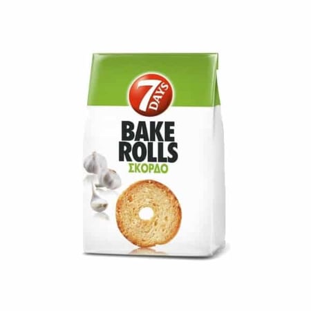 7days bake rolls garlic σκόρδο