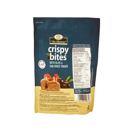 To Manna Rusks with Sundried Tomato and Olives