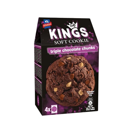 Allatini Kings Soft Cookies Triple Chocolate