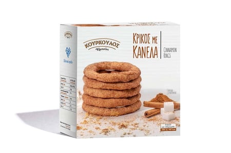 Bread Rings with Cinnamon Kritsini
