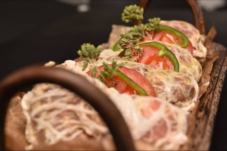 Greek Pork Kontosouvli / Κοντοσούβλι Χοιρινό