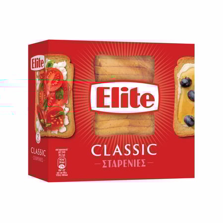 Elite Classic Rusks Wheat / Φρυγανιές Σταριού 250g