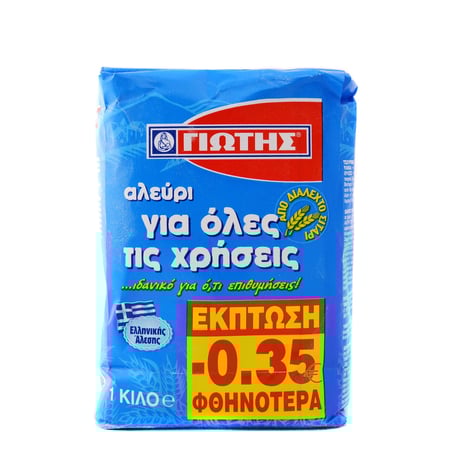 Jotis All-Purpose Flour / Γιώτης Αλεύρι όλων των Χρήσεων 1Kg