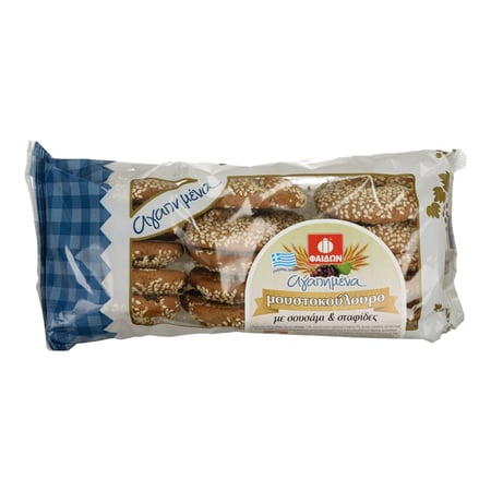 Faidon Grape Must Biscuits with Sesame