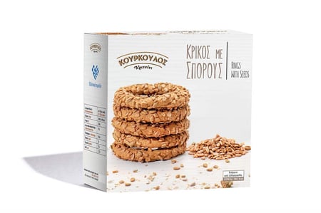 Bread Rings with Seeds Kritsini