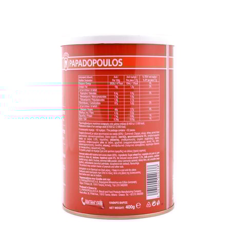 Papadopoulou Caprice Hazelnut & Cocoa cream / Παπαδοπούλου Πουράκια Σοκολάτα 400g