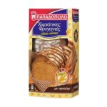 Papadopoulou Wholegrain Rusks with Sourdough 240g / Χωριάτικες φρυγανιές ολικής με προζύμι