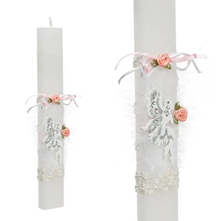 Easter Candle Wooden Fairy