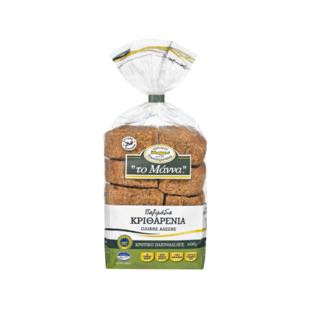 Manna Cretan rusks Kritharenio Paximadi