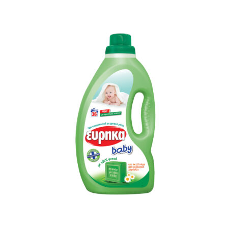 EUREKA Baby Laundry Liquid Detergent with Soap, Olive Oil & Chamomile