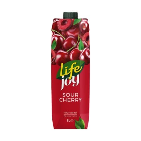 Life Joy Sour Cherry Fruit Drink 1L Φρουτοποτό Βύσσινο