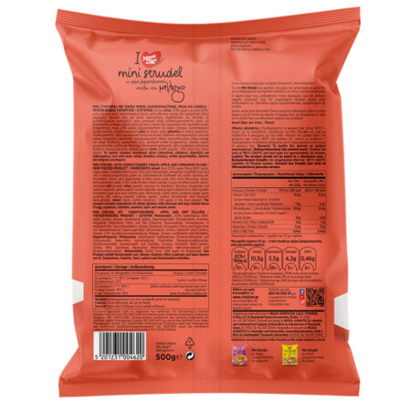 Chrysi Zymi Apple and Cinnamon Mini Strudel 500g
