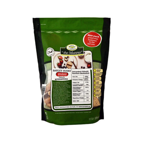 Manna Cretan rusks Kritharenio Paximadi