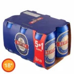 Vergina Lager Beer 6 × 330ml (5 + 1 Free)