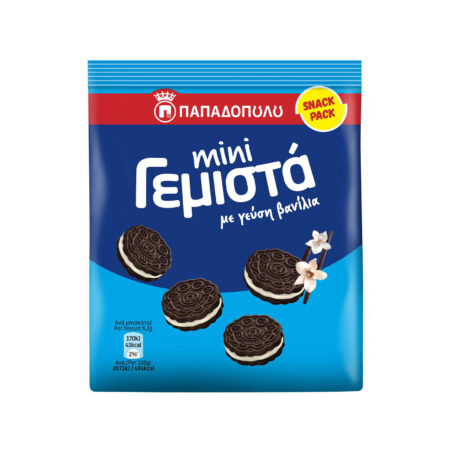 Papadopoulou Mini Sandwich Biscuits Vanilla