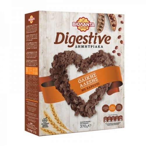 Violanta Digestive Cereals with carob / Βιολάντα Δημητριακά με χαρούπι 370g