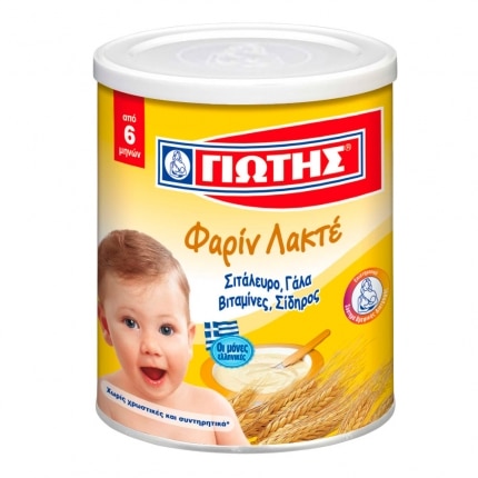 Jotis Farine Lactee (Wheat Cereal with Milk) / Γιώτης Κρέμα παιδική Φαρίν Λακτέ 300g