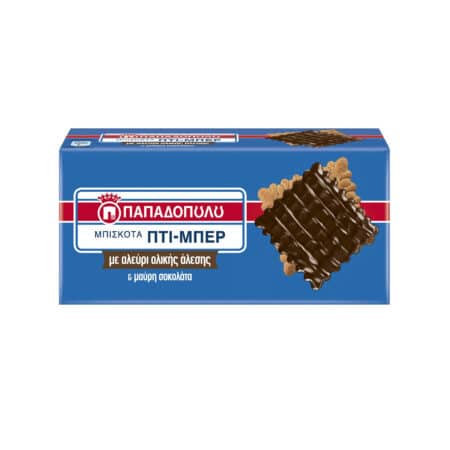 Papadopoulou Petit-Beurre wholemeal Dark Chocolate