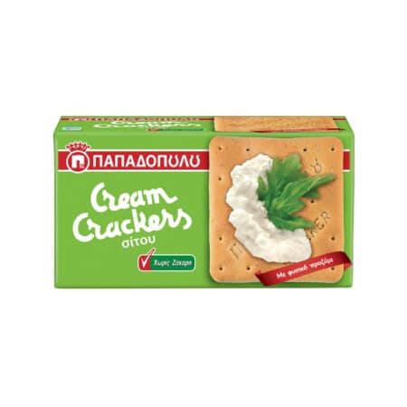 Papadopoulou Cream Crackers Sugar Free