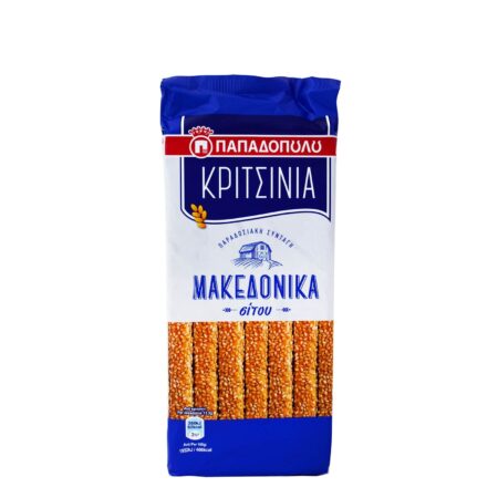 Papadopoulou Makedonika Kritsinia Wheat Breadsticks / Κριτσίνια Μακεδονικά Σίτου 200g