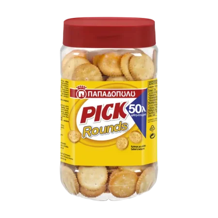 Papadopoulou Pick Rounds Crackers / Παπαδοπούλου Κρακεράκια 335g