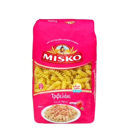 Misko Twirls Pasta Trivelaki / Πάστα Ζυμαρικών Τριβελάκι 500g