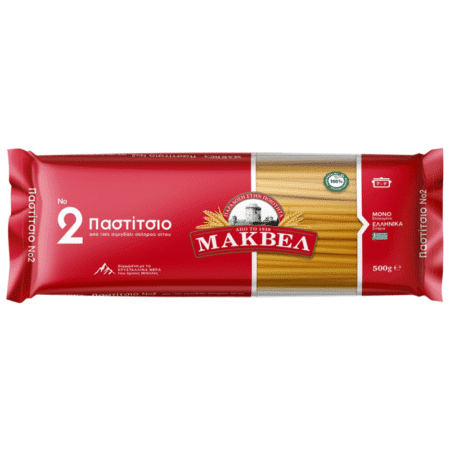 Makvel Pasta for Pastitsio N2 / ΜΑΚΒΕΛ Μακαρόνια για Παστίτσιο 500g