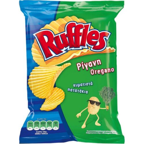 Ruffles Chips with Oregano 400g / Πατατάκια με Ρίγανη