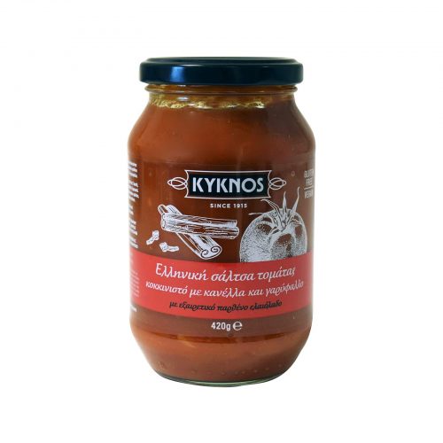Kyknos Tomato Sauce with Cinnamon & Clove / Κύκνος Σάλτσα Τομάτας με Κανέλα & Γαρύφαλλο 425g