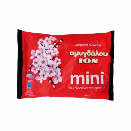 Ion mini MiIk Chocolate with almonds / ΙΟΝ Σοκολατάκια Αμυγδάλου 350g