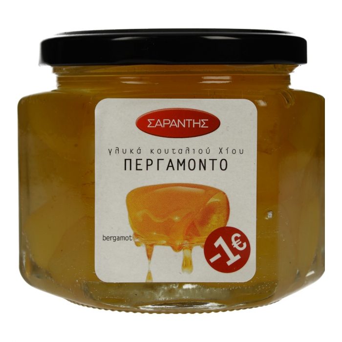 Sarantis Preserves Bergamot / Σαραντής Γλυκό κουταλιού Περγαμόντο 453g